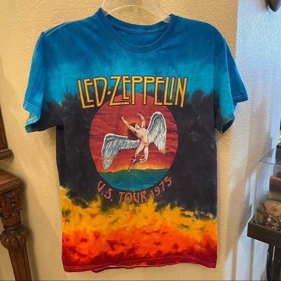 LED ZEPPELIN Tye Dye T-Shirt Size Small - Picture 1 of 5